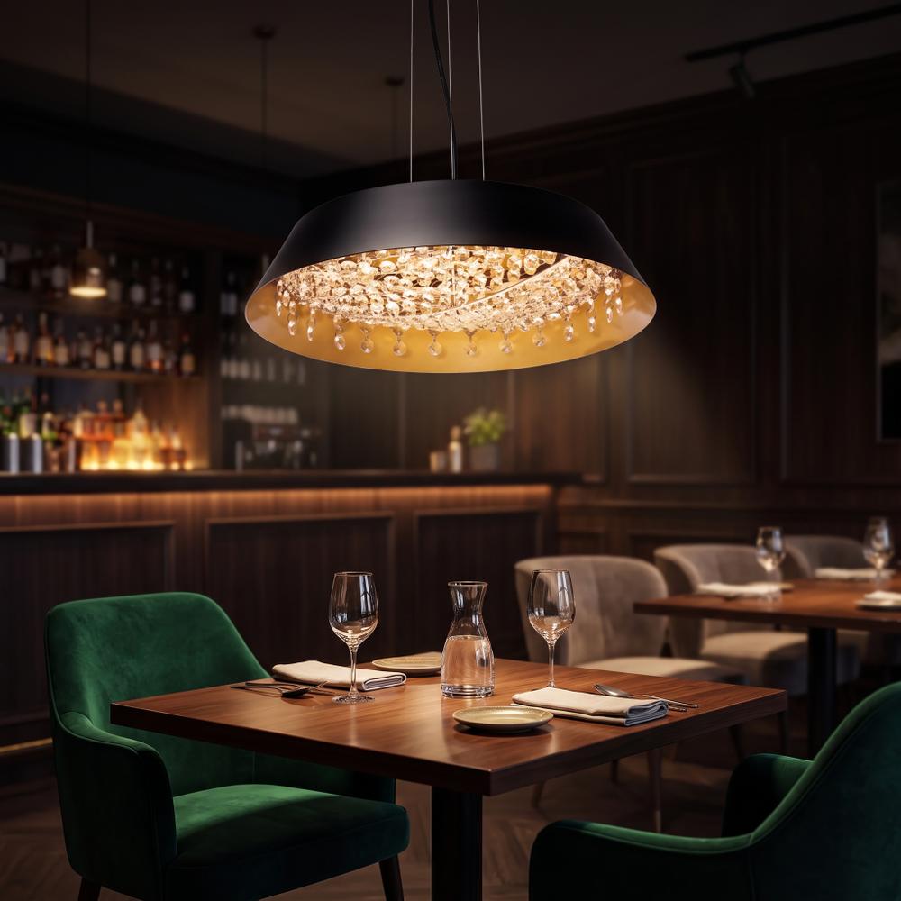 Lampa Wisząca z Kryształami APP1028-CP