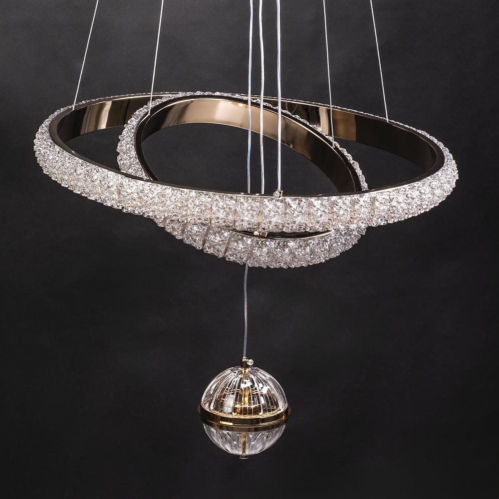 TAKLAMPA HÄNGANDE G143-CP 50 cm Guld