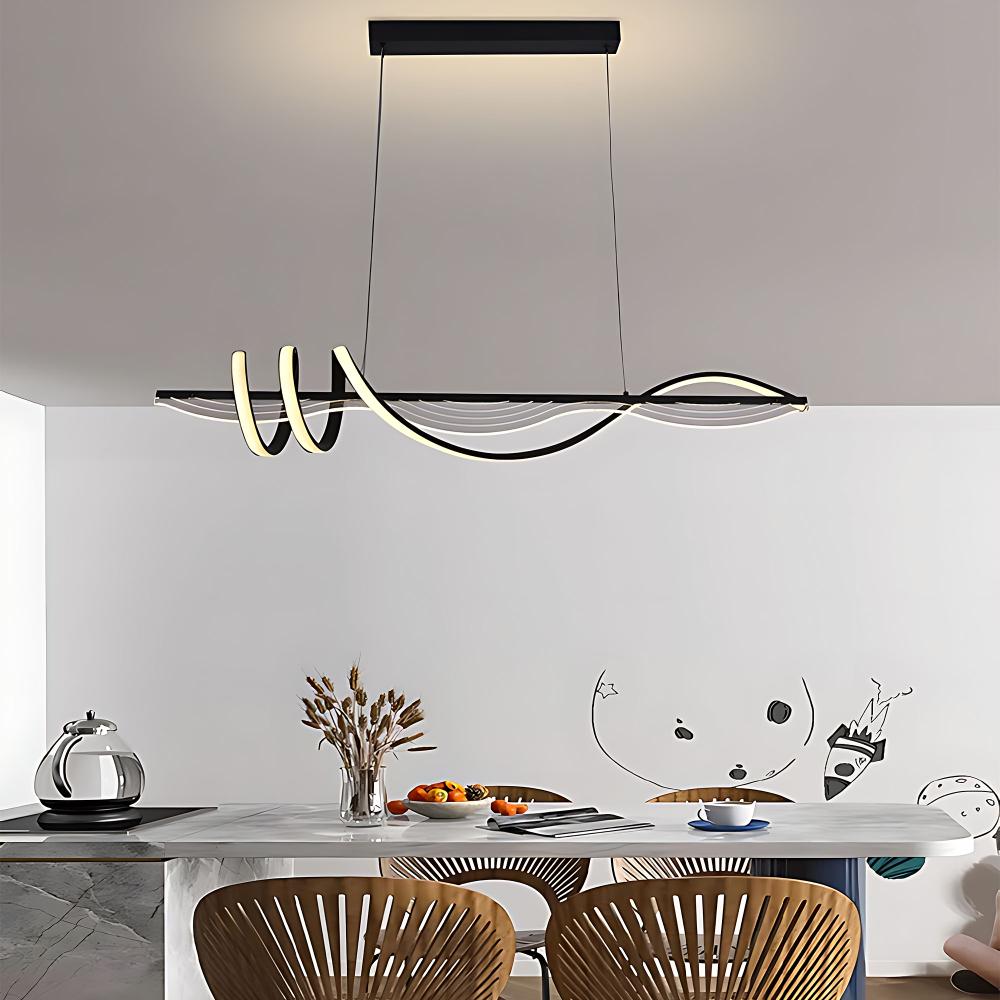 Hängande LED-lampa LHJ041-CP 100 cm SVART