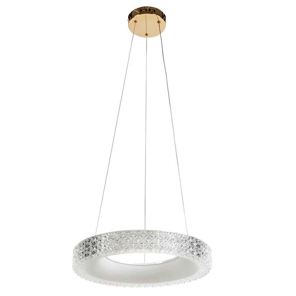 HÄNGLAMPA LED MS001-CP Roséguld 40 cm