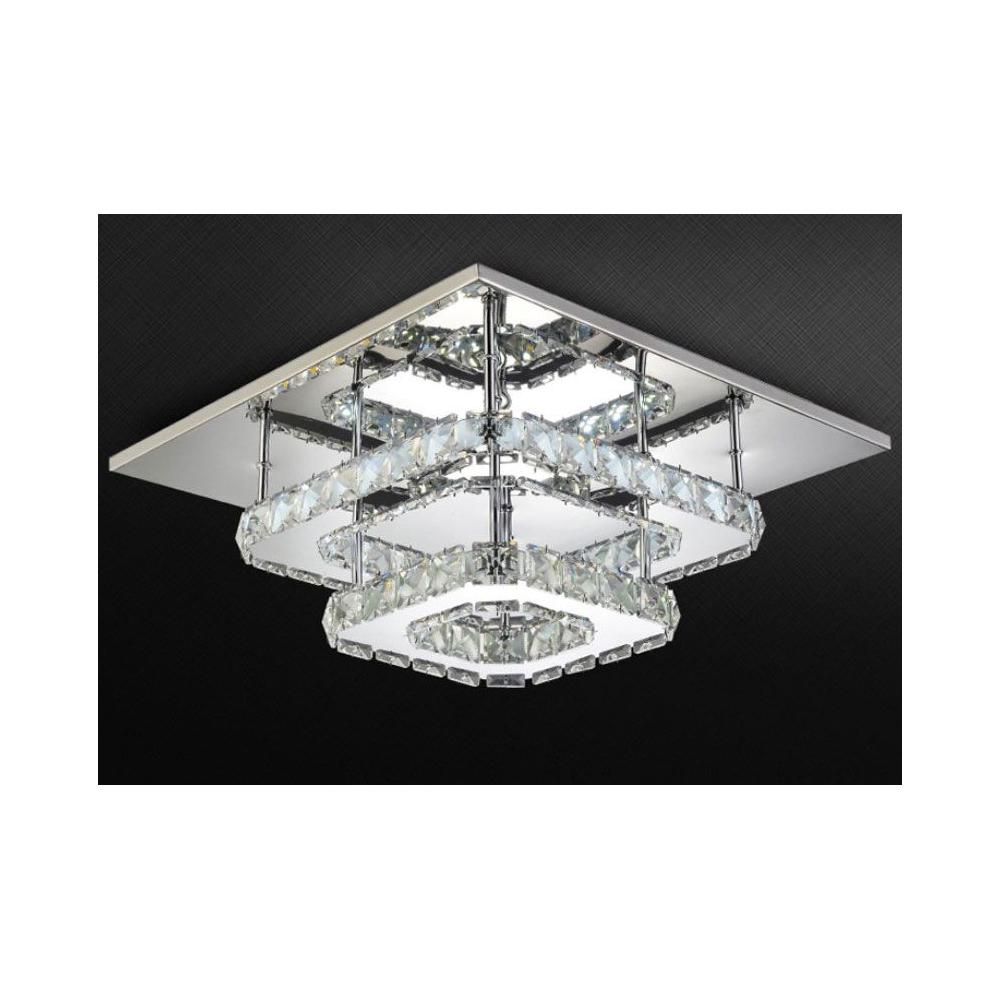 Kristalltaklampa Plafond LED 24W APP410-C Neutral