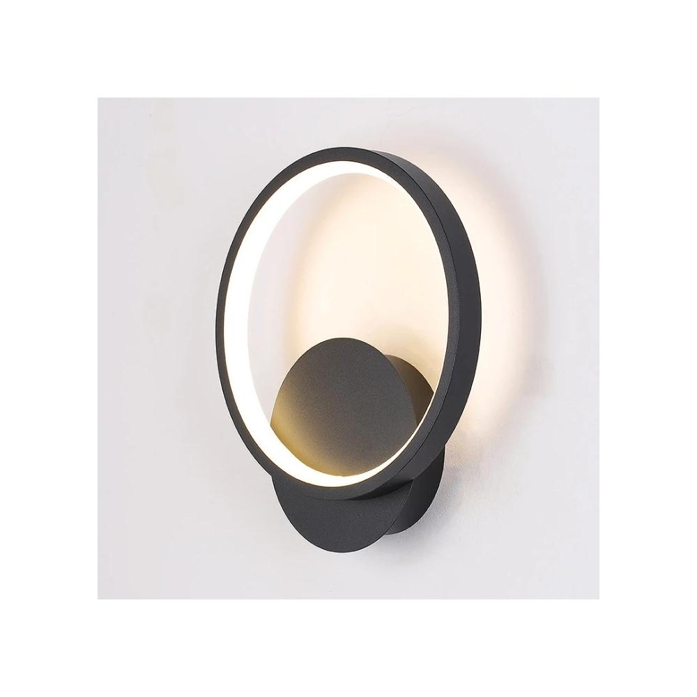 VÄGGLAMPA LED LHJ081-W Svart
