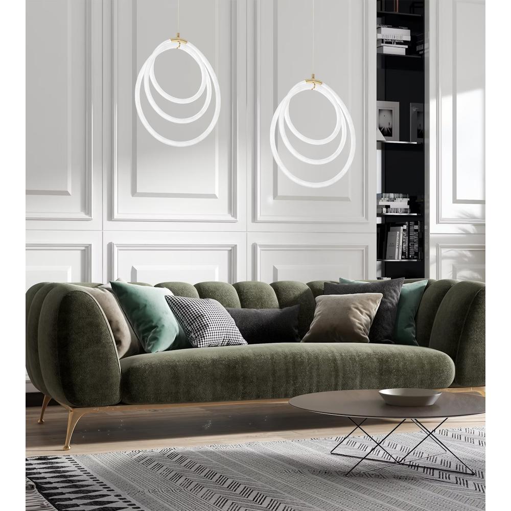 HÄNGLAMPA LED G016-CP GULD