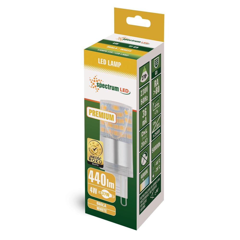 LED-LAMPA NEUTRALT LJUS G9 4W 230V PREMIUM 14434
