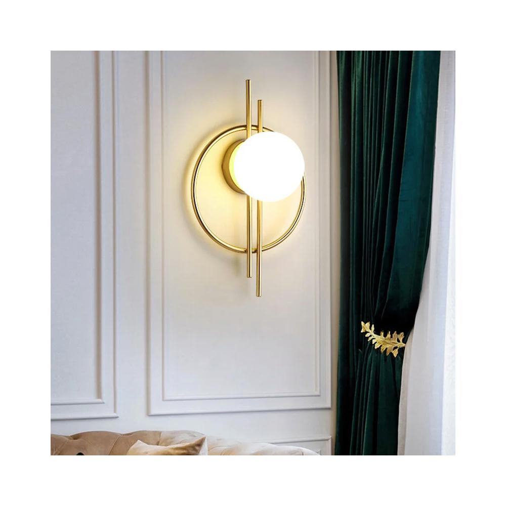 VÄGGLAMPA VÄGGLYKTA APP1436-W GULD