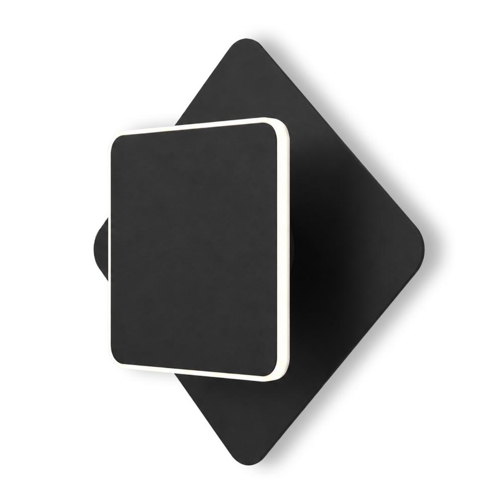 LED vägglampa LHJ123-W Svart