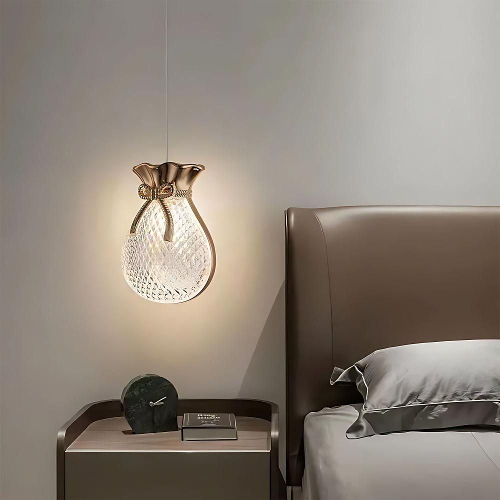 HÄNGANDE TAKLAMPA LHJ107-1CP LJUS ROSÉGULD