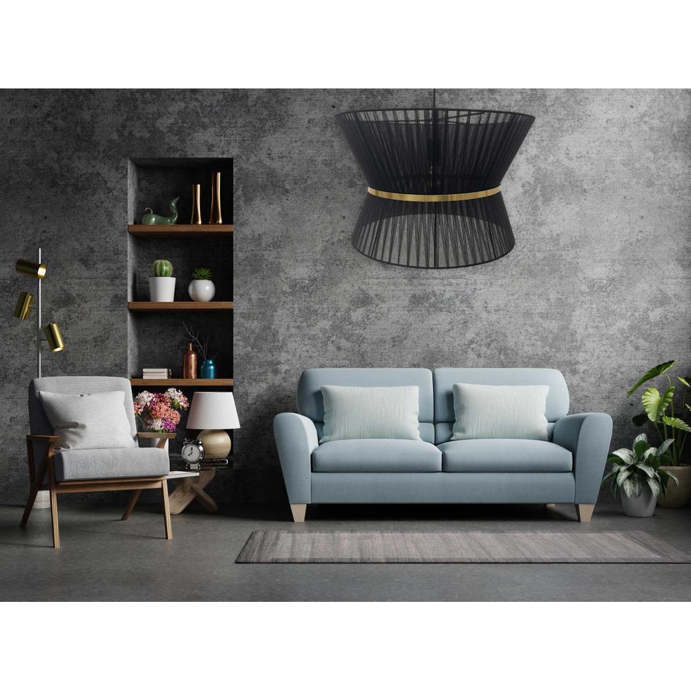 HÄNGANDE TAKLAMPA APP1503-1CP SVART