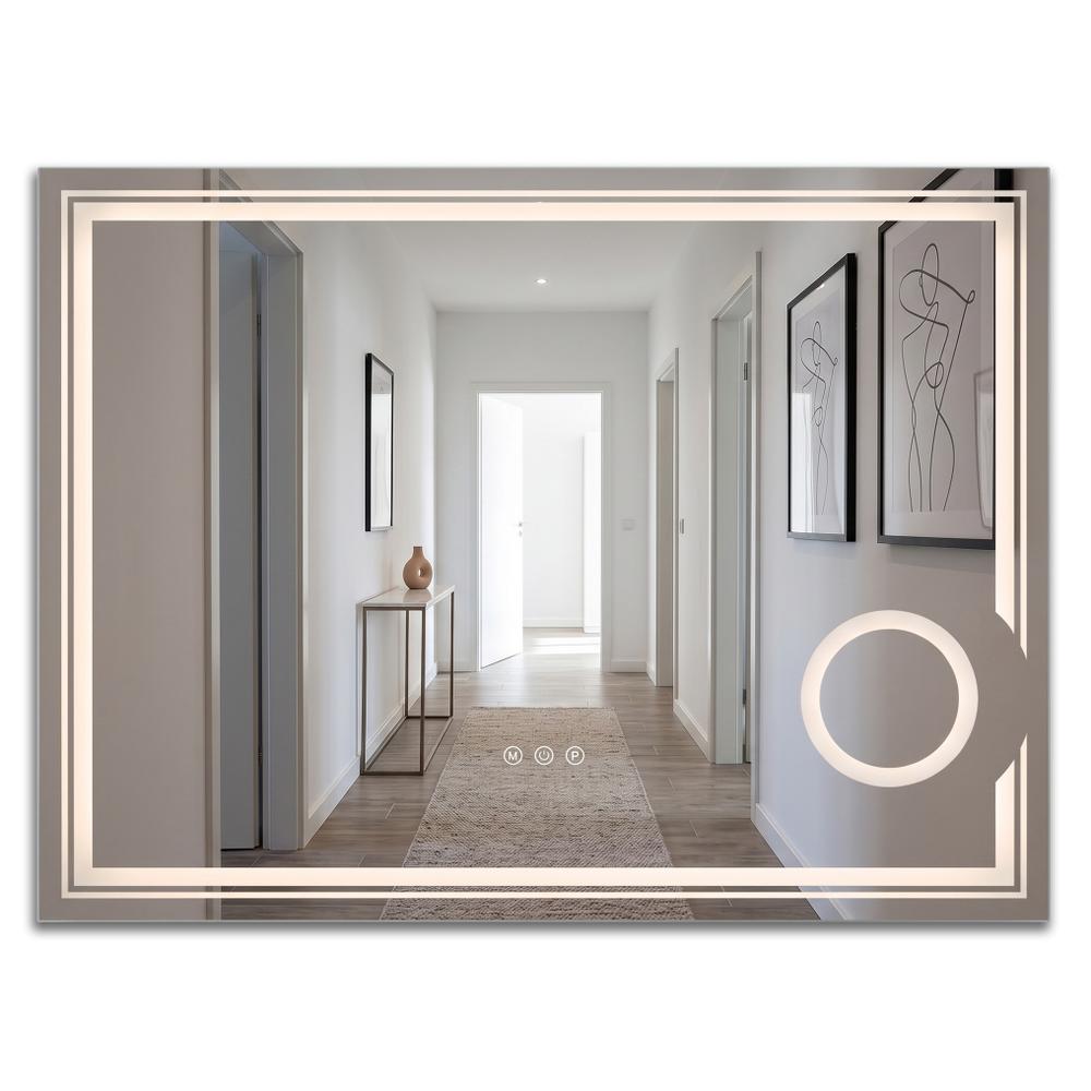 LED-VÄGGSPEGEL 80x60cm HAVEN