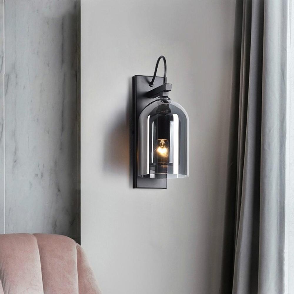 VÄGGLAMPA VÄGGLAMPETT APP1207-1W Svart