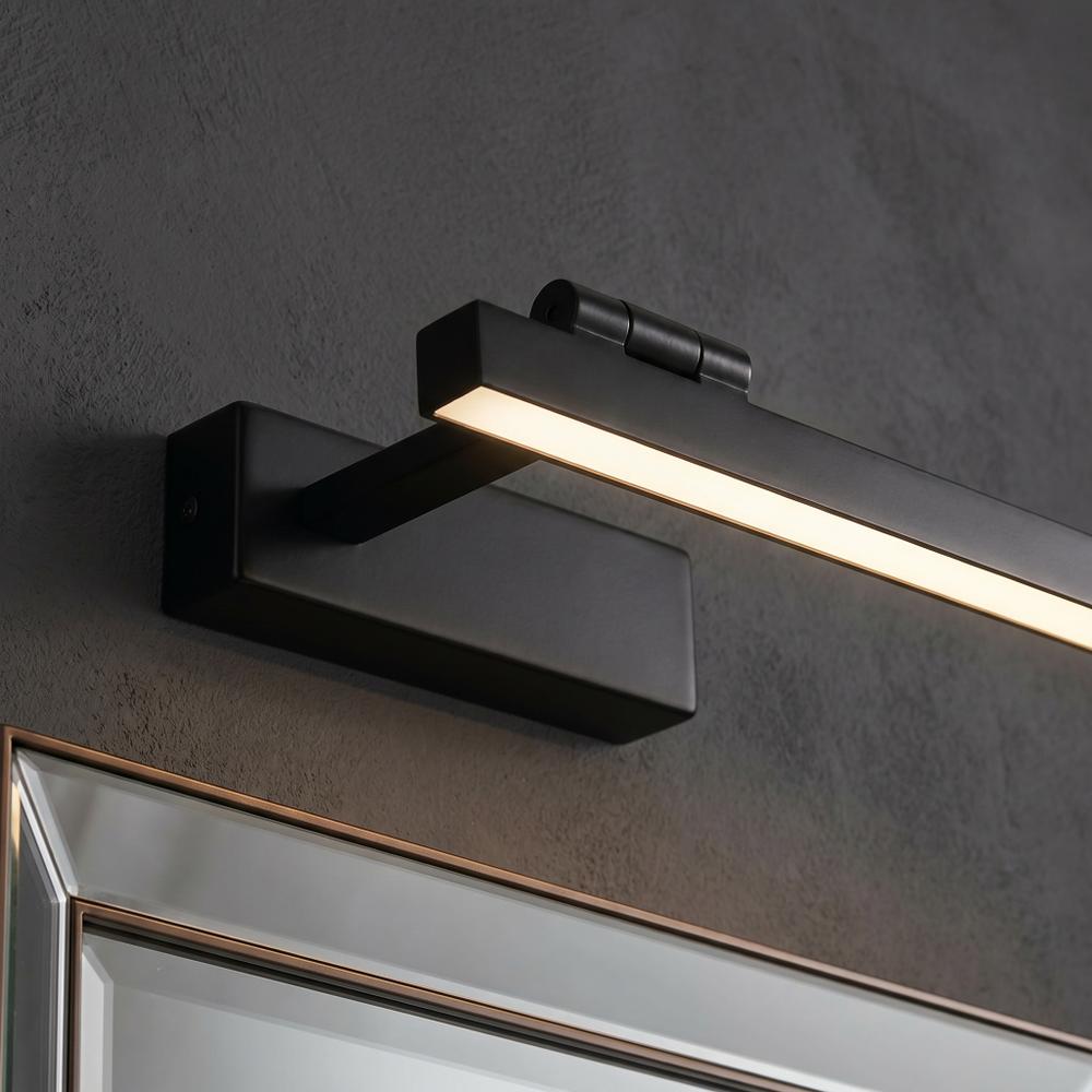 Badrum vägg LED-lampa SWE035-1W 60cm BLACK