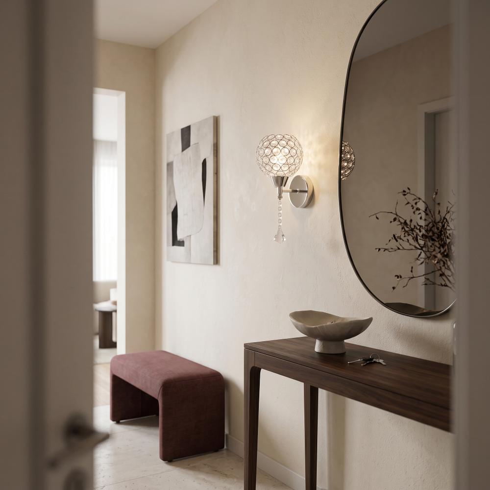 VÄGGLAMPA KINKIET I GLAMOURSTIL APP716-1W E27