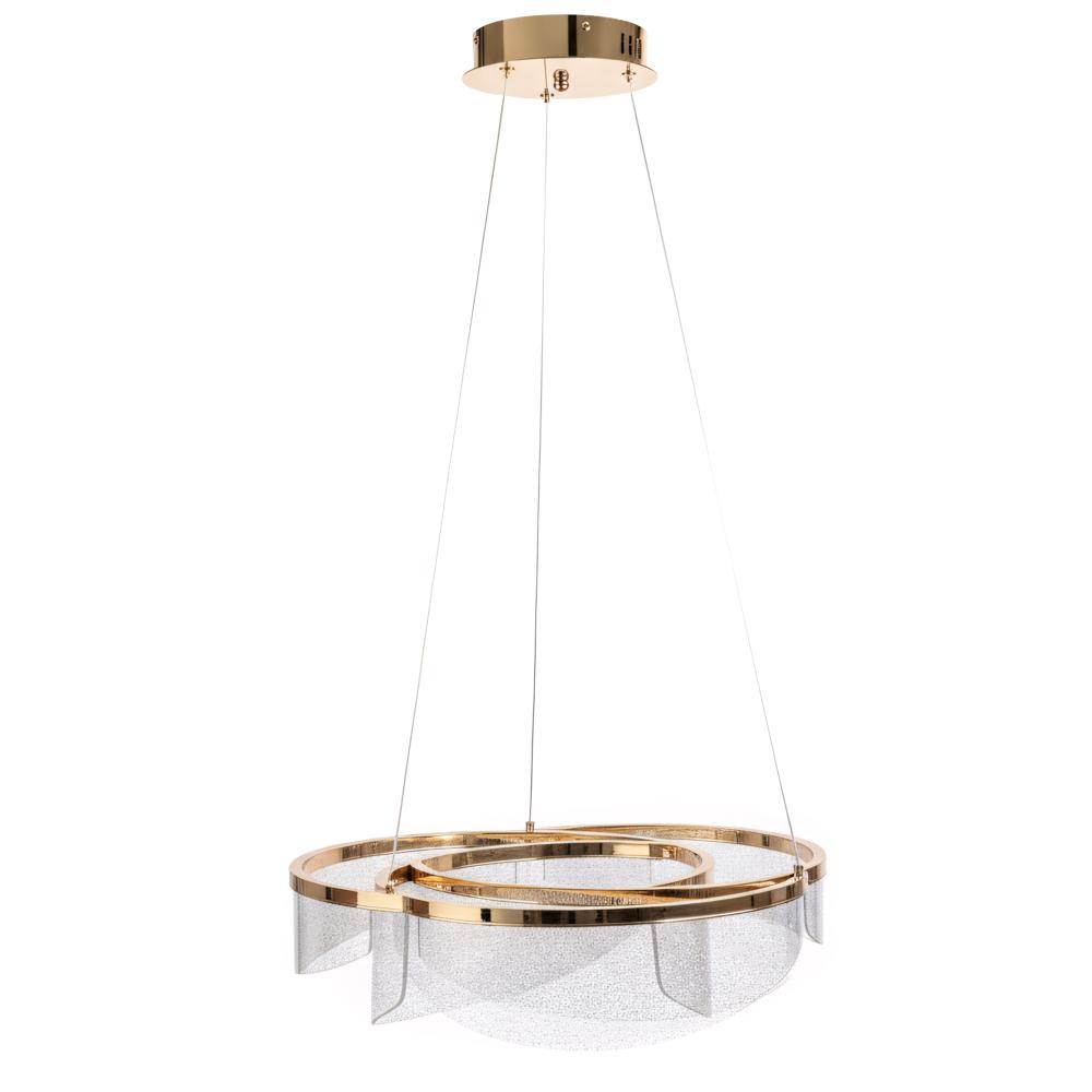 LED taklampa hängande G138-CP 50 cm Guld