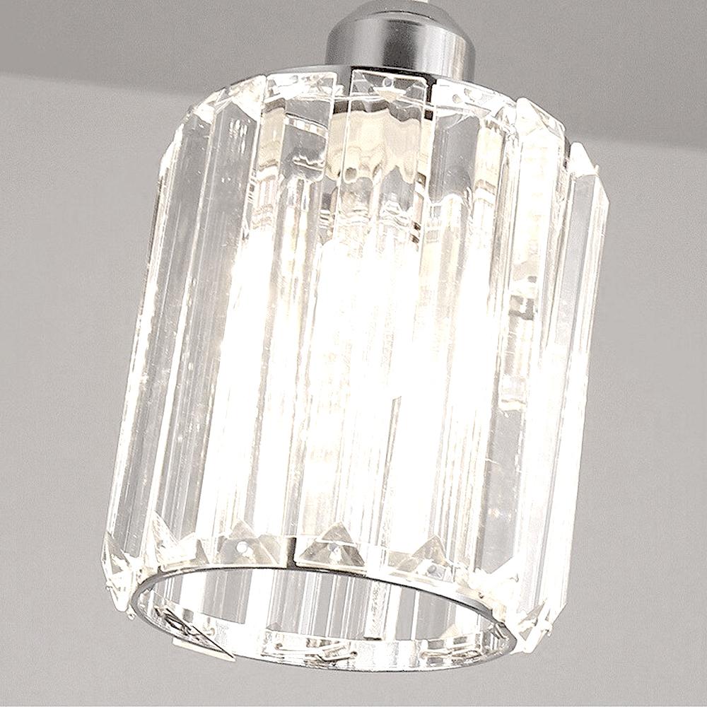 Kristalltaklampa APP510-3CPR Silver