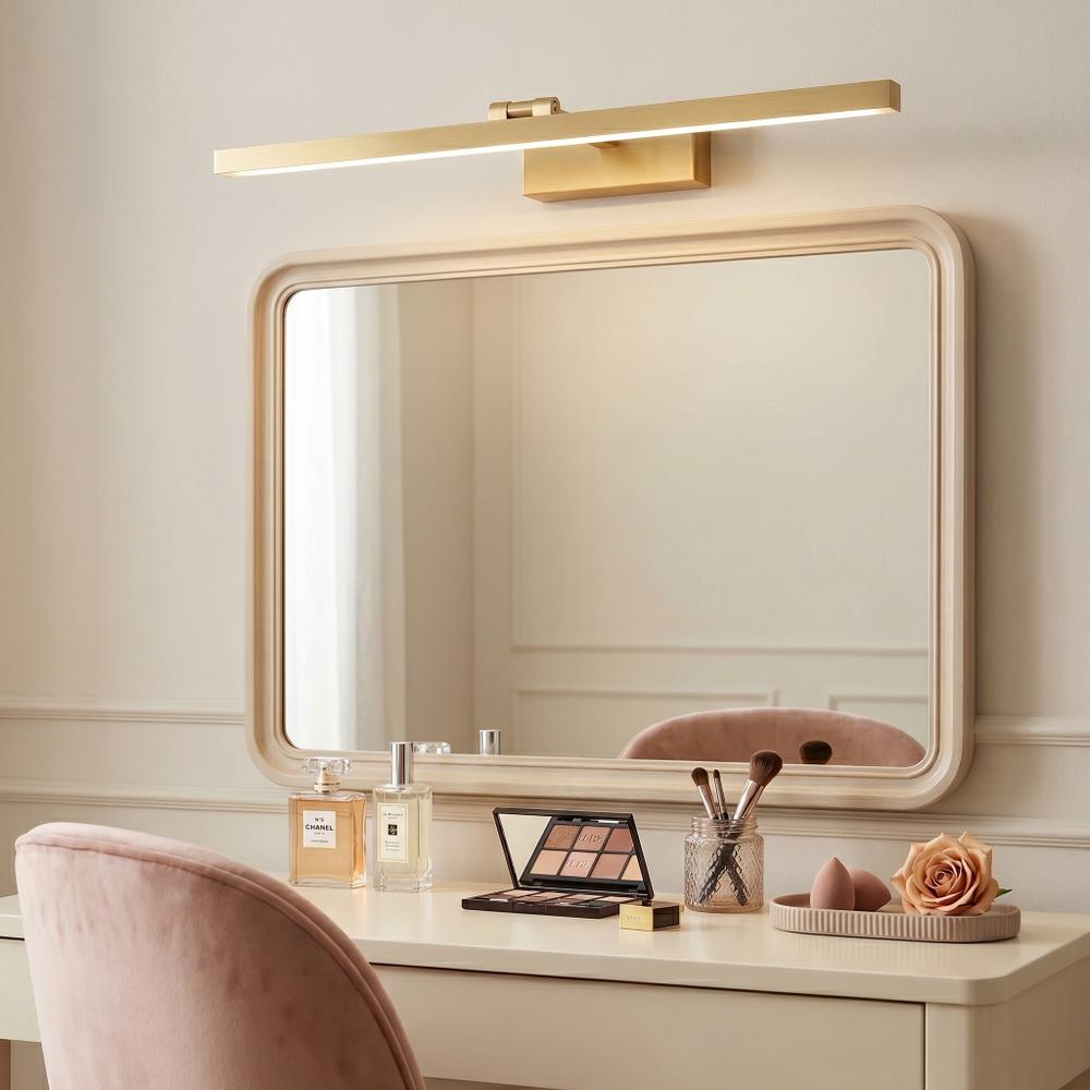 Badrum vägg LED-lampa APP1865-1W 80 cm BRUSH GOLD