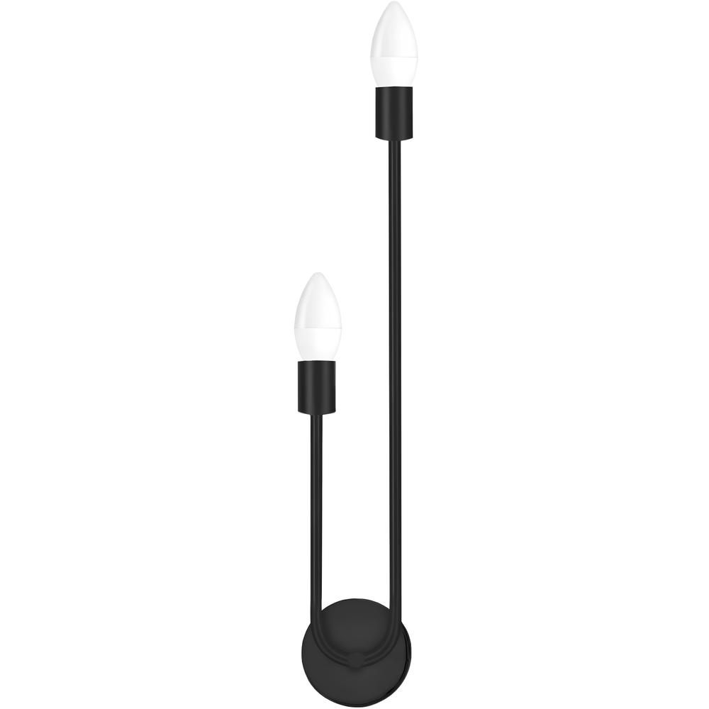 VÄGGLAMPA VÄGGLAMPA APP1147-2W svart