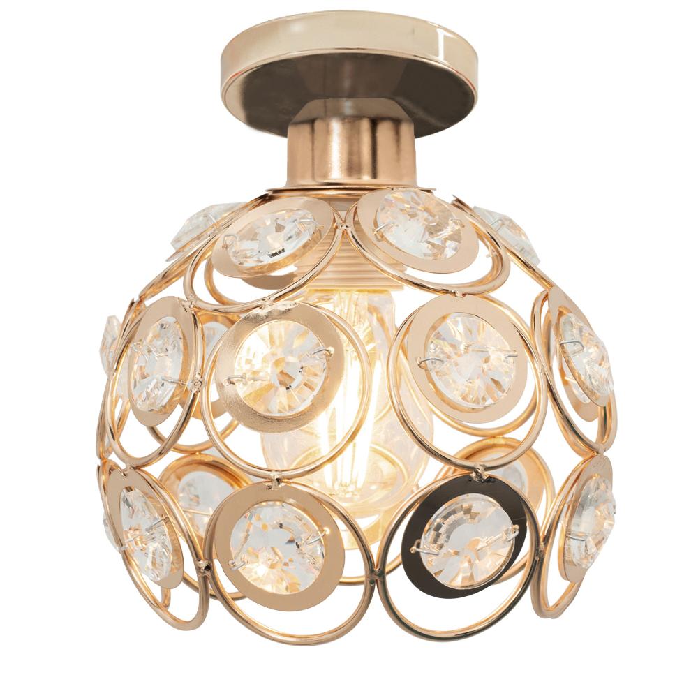 ELEGANT TAKLAMPA APP205-1C KRISTALL GULD
