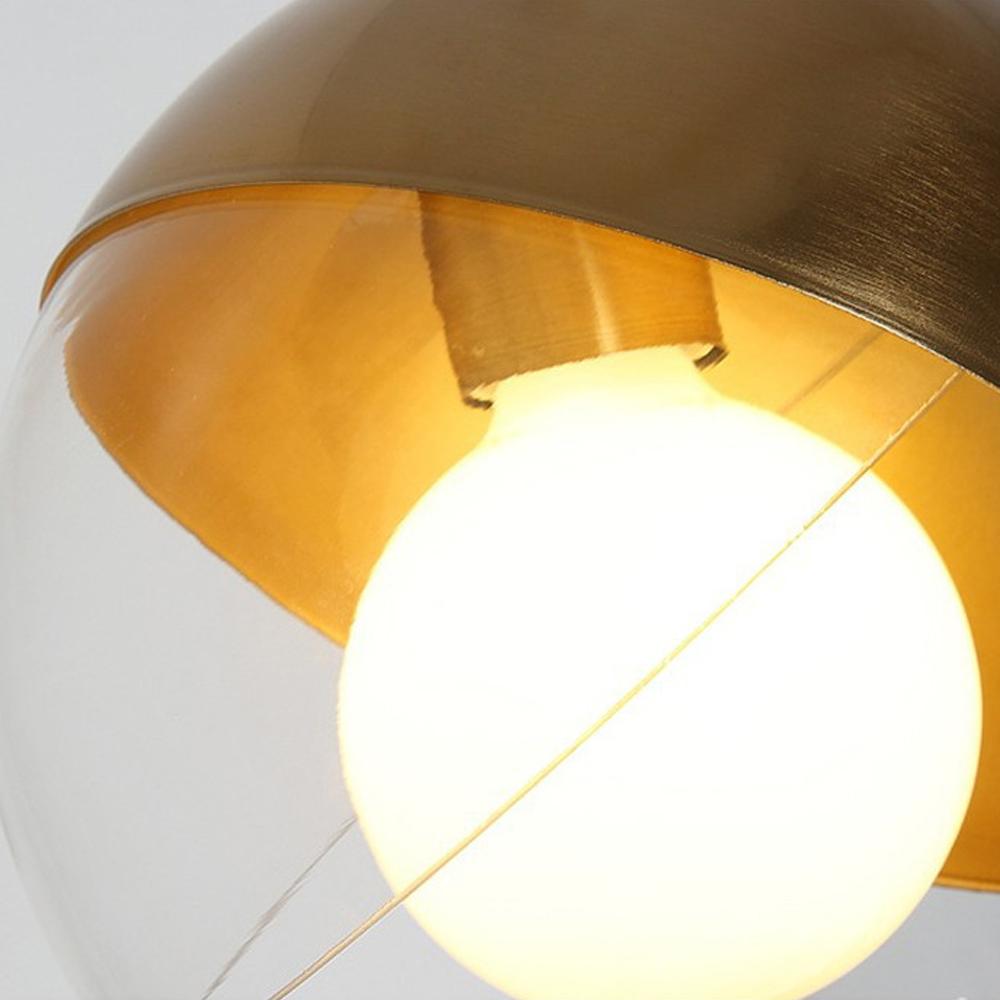 Glaspendellampa taklampa kula APP638-1CP guld