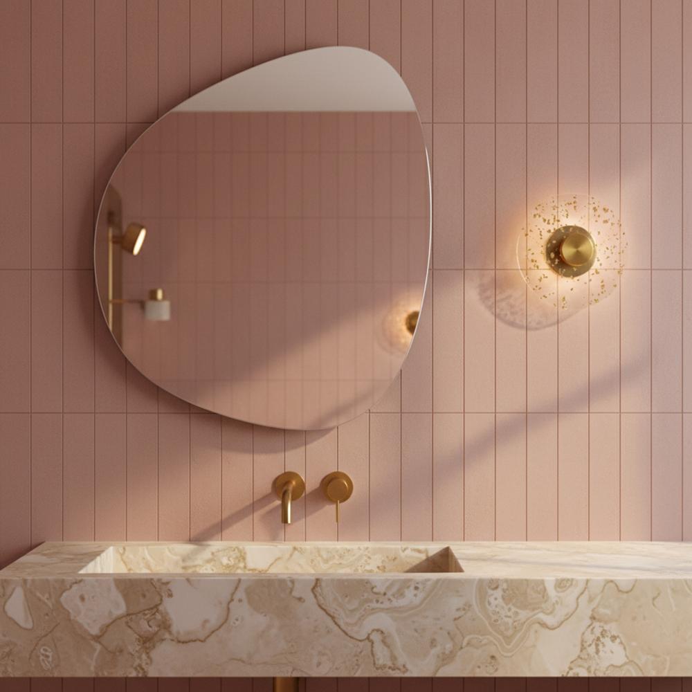 Vägglampa LED APP1795-W Borstad Guld