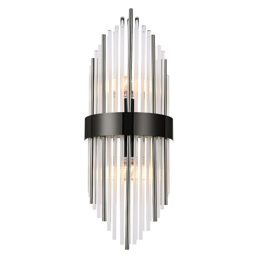 VÄGGLAMPA APP1760-1W Svart/Grå