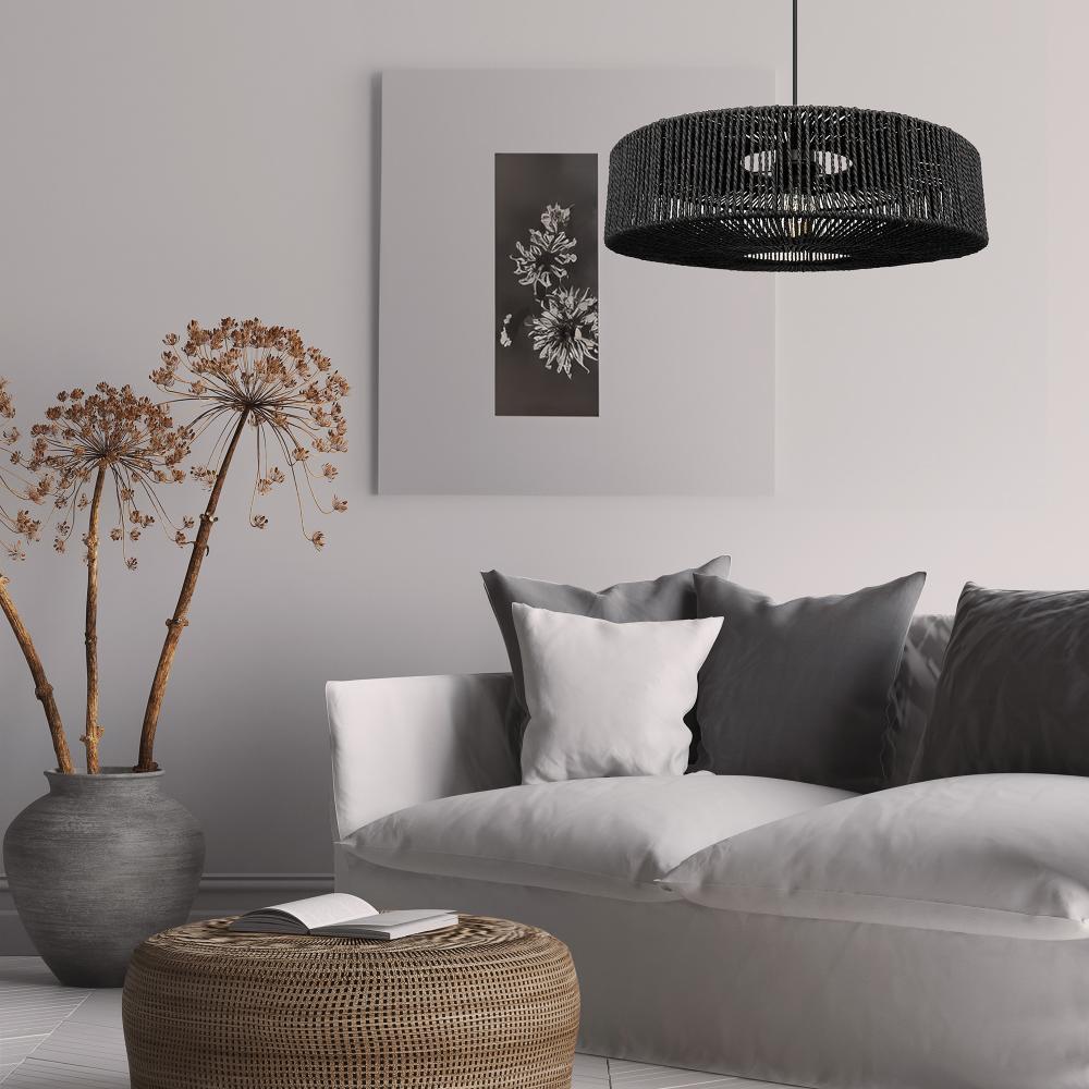 Boho Taklampa APP1484-1CP Svart