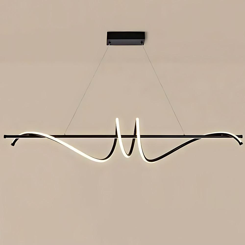 Lampa HÄNGANDE LED LHJ023-CP 120 cm SVART