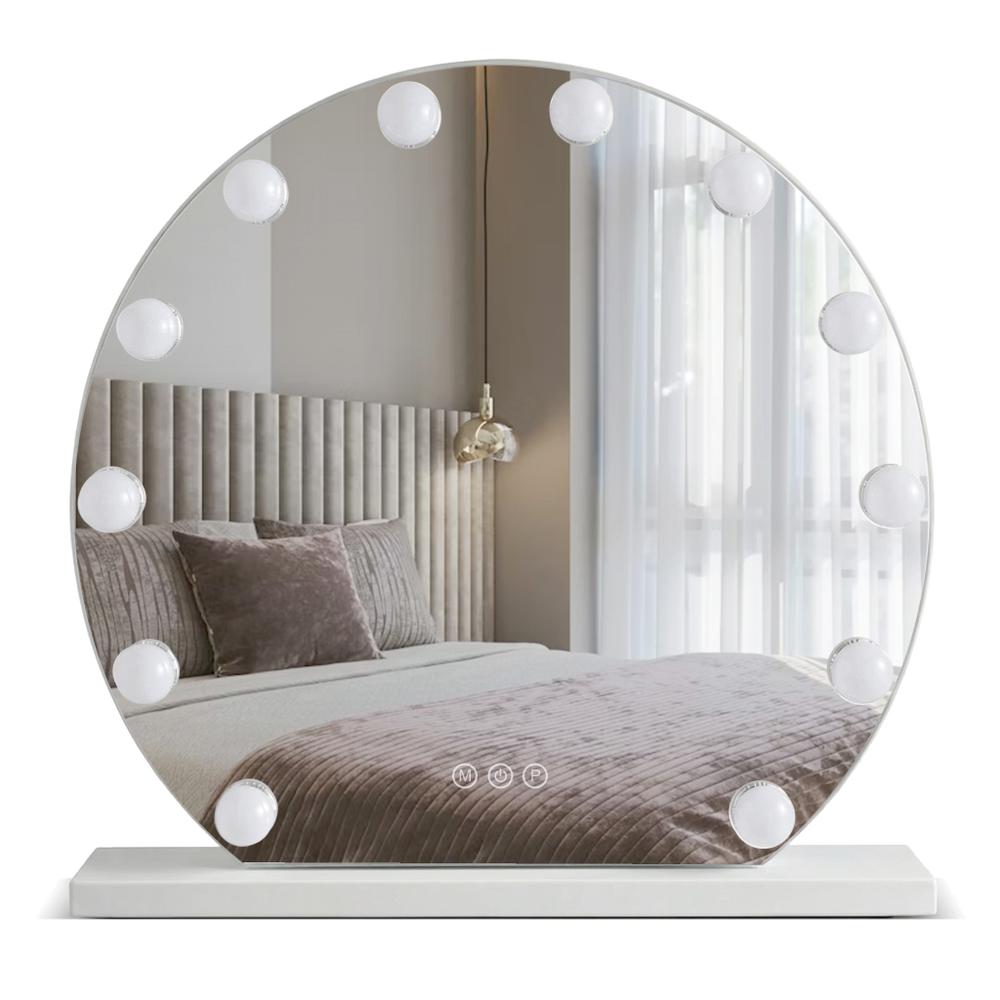 LED-väggspegel HOLLYWOOD White 50 cm