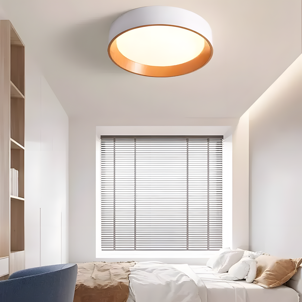 Taklampa Plafond G115-C 40CM WOOD