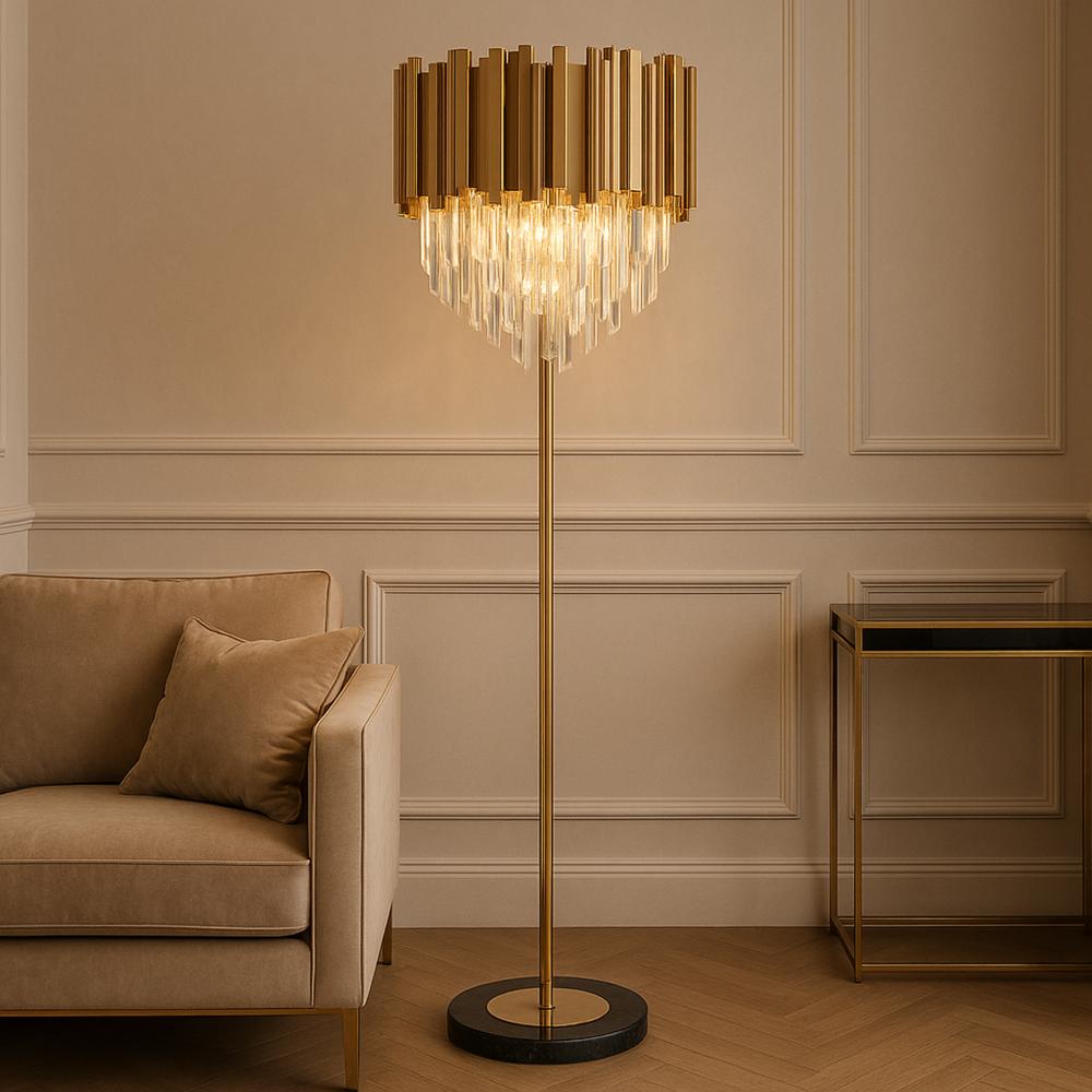 Golvlampa APP1717-3F Guld