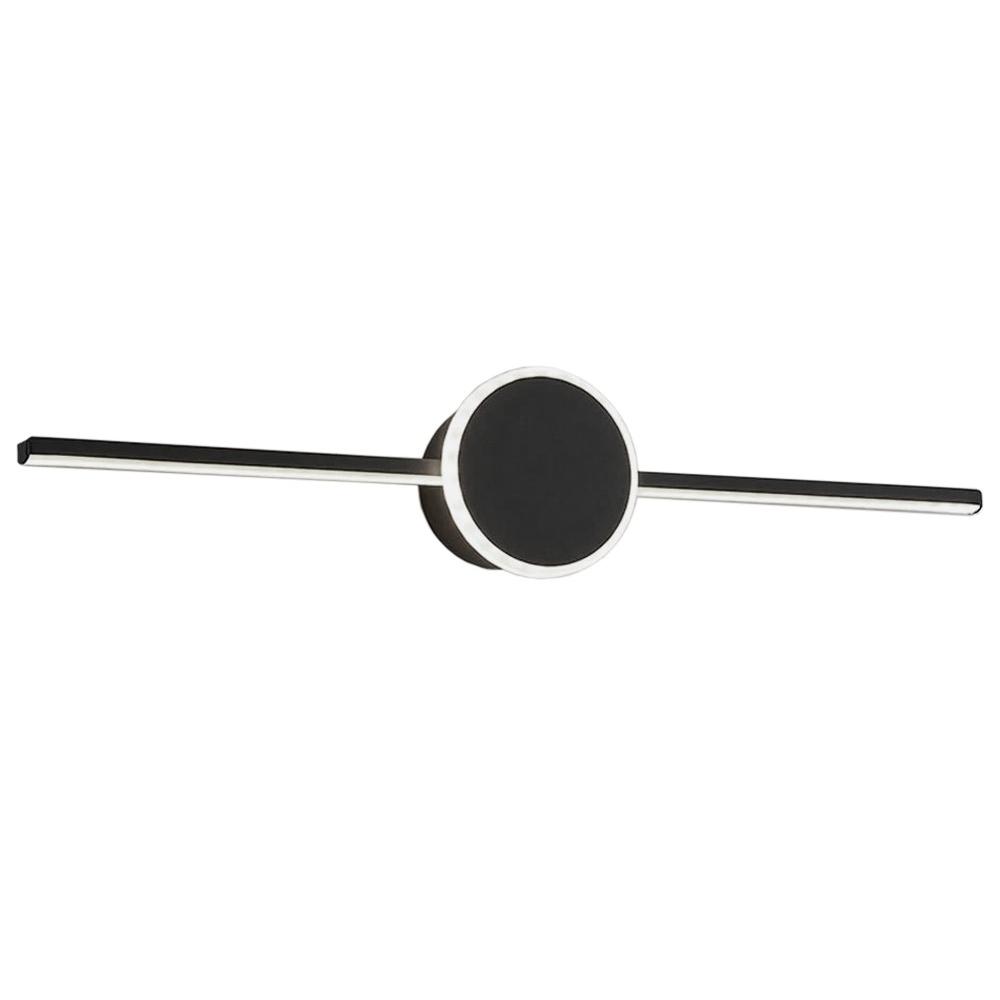 BADRUMSVÄGGLAMPA LED ROUND BLACK 80CM APP850-1W