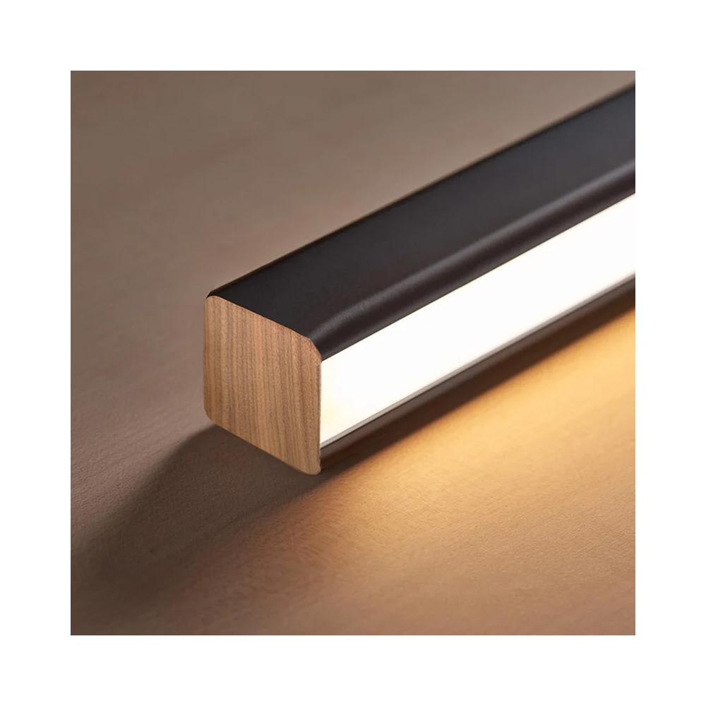 Hängande LED-taklampa APP1447-CP Svart 80 cm