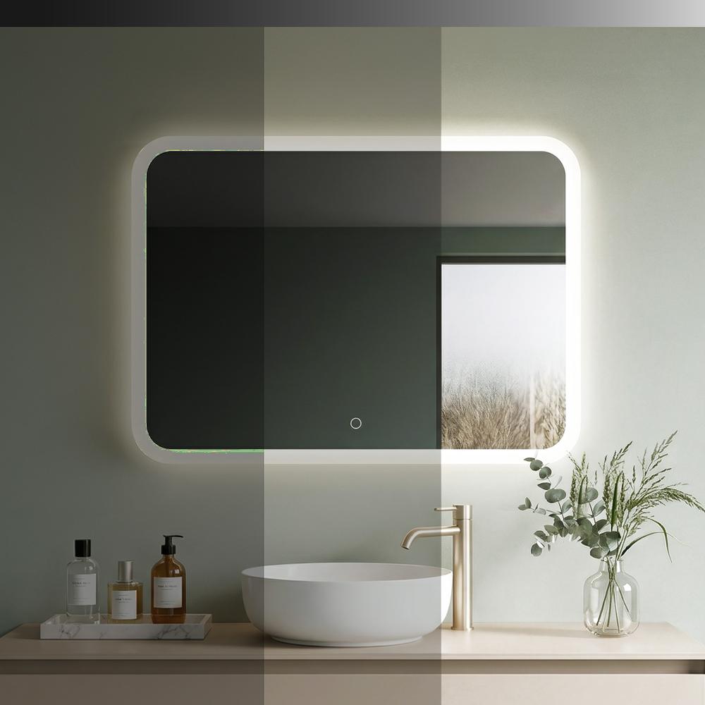 LED-VÄGGSPEGEL 80x60cm TOP-3