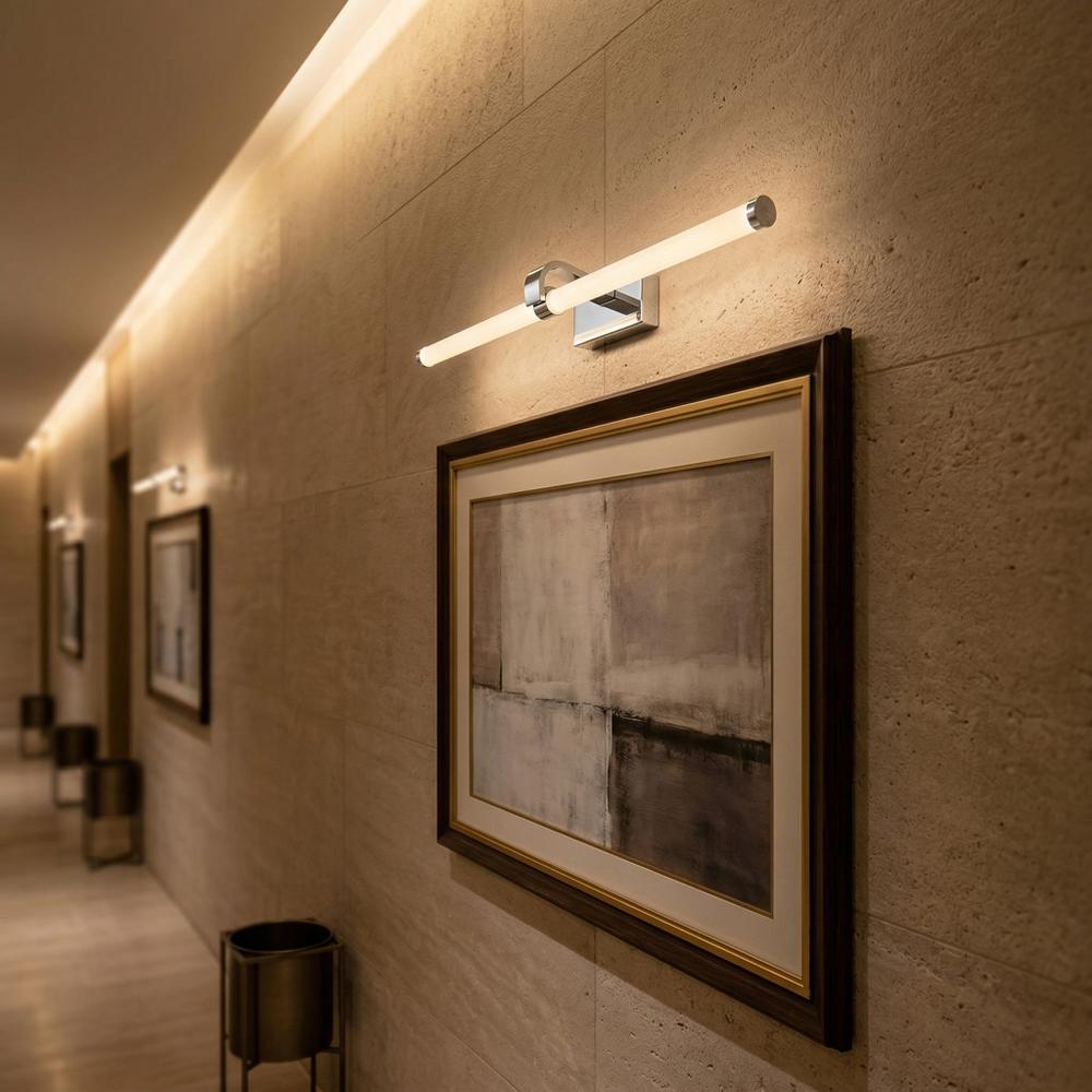 Badrum vägg LED-lampa APP1882-1W 60cm CHROME