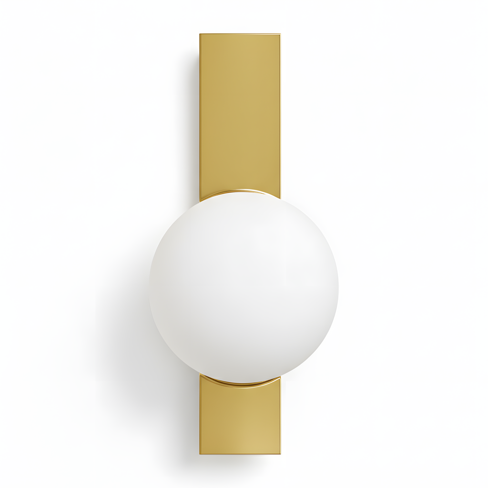 Vägglampa APP1758-1W Guld/Vit
