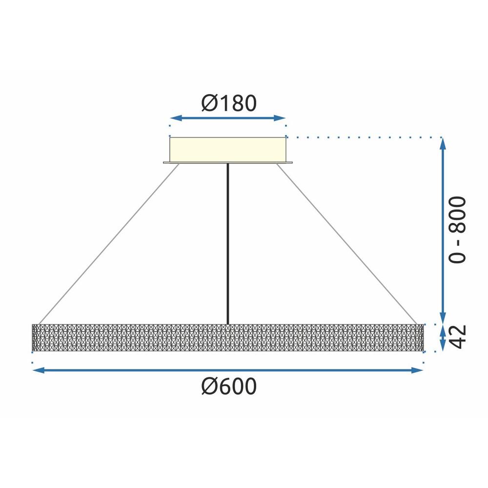 HÄNGANDE KRISTALLAMPA APP1203-CP