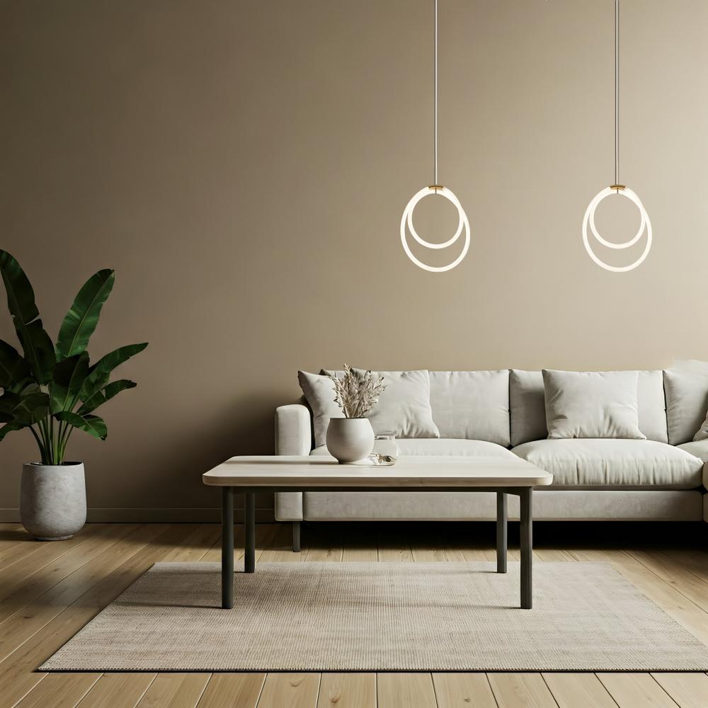 HÄNGLAMPA LED G021-CP Guld