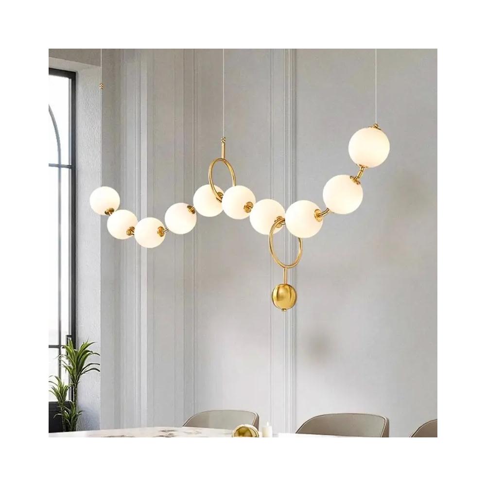 TAKLAMPA HÄNGANDE LED APP1444-10CP Guld