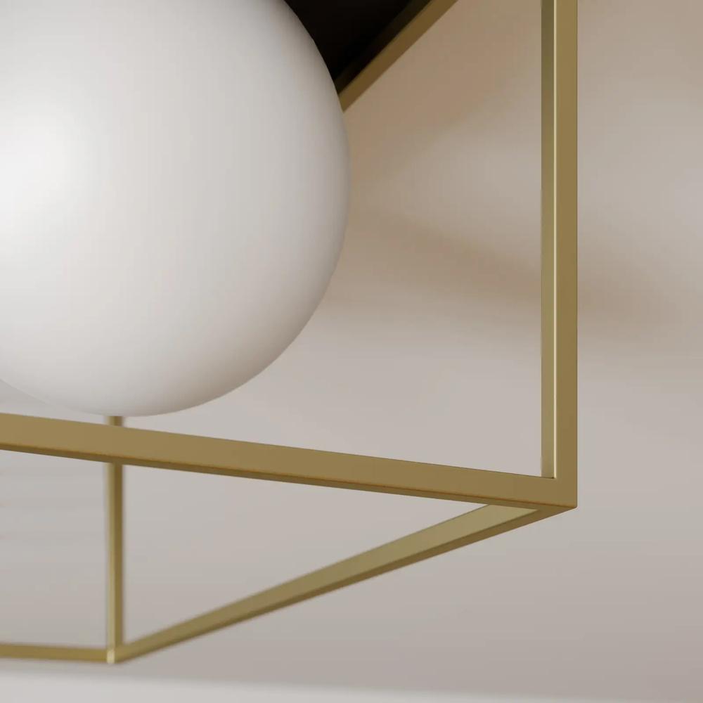 Taklampa plafond APP1166-1C Guld Vit