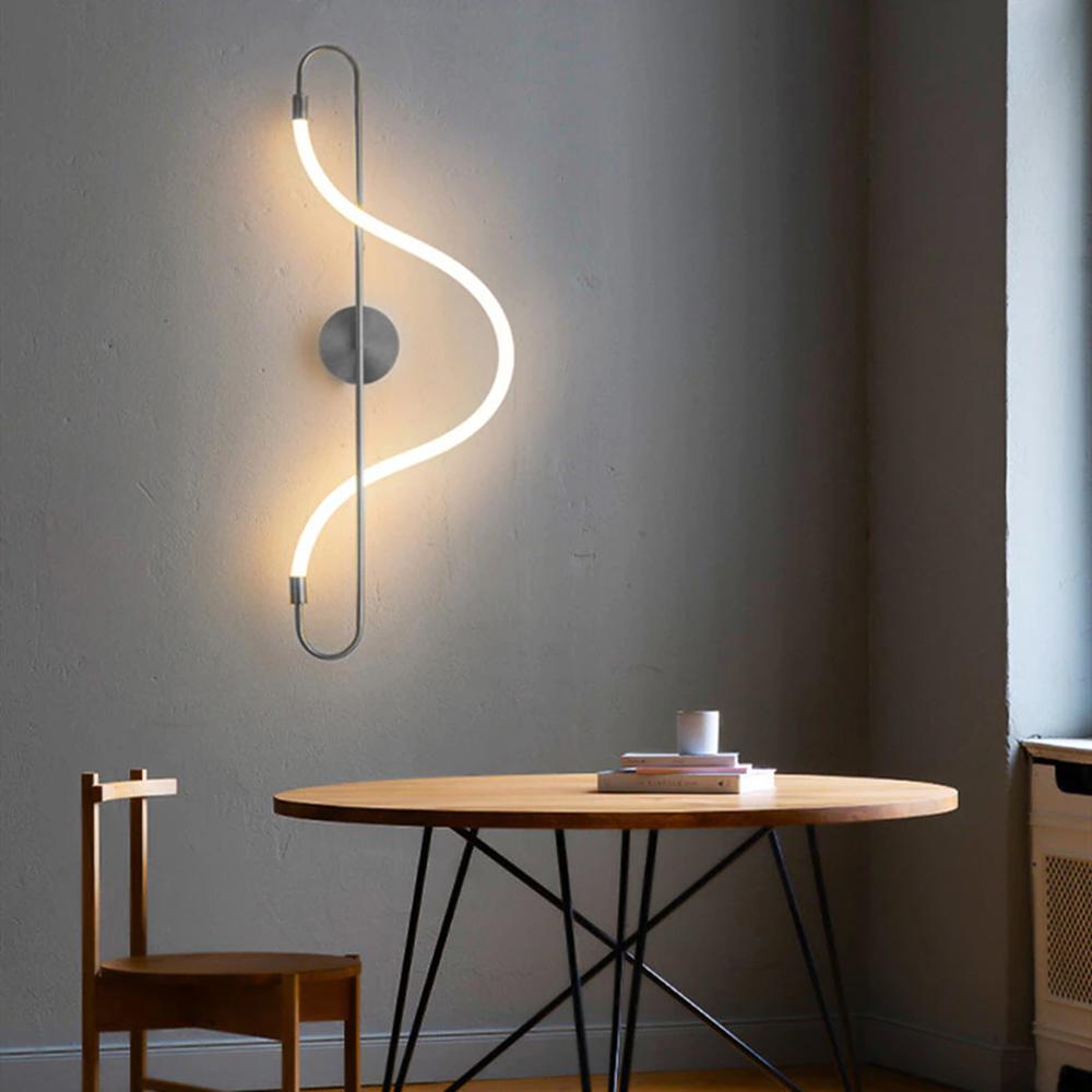 Vägglampa väggspot LED APP859-W Long Krom