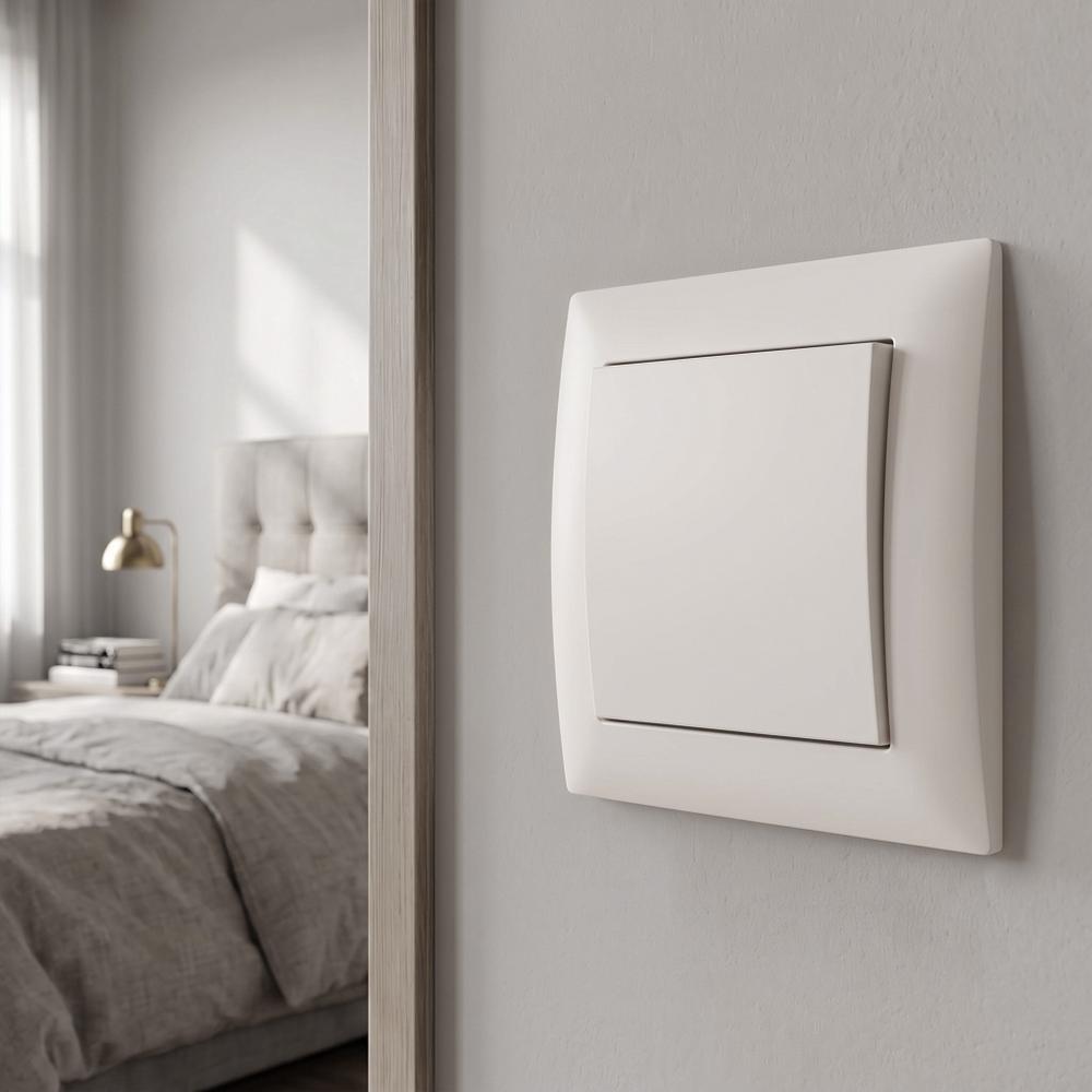 Interrupteur Simple OSTE JNH006-W BEIGE