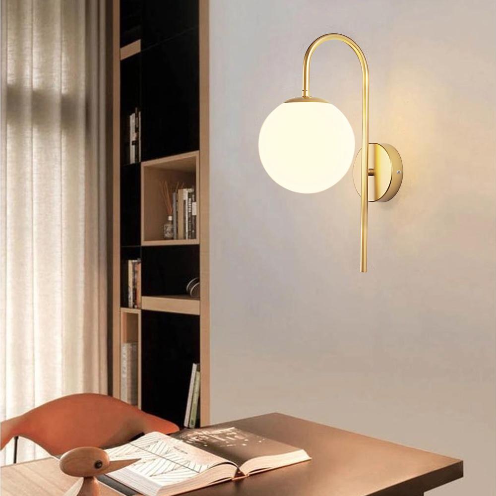 Vägglampa G091-1W Guld