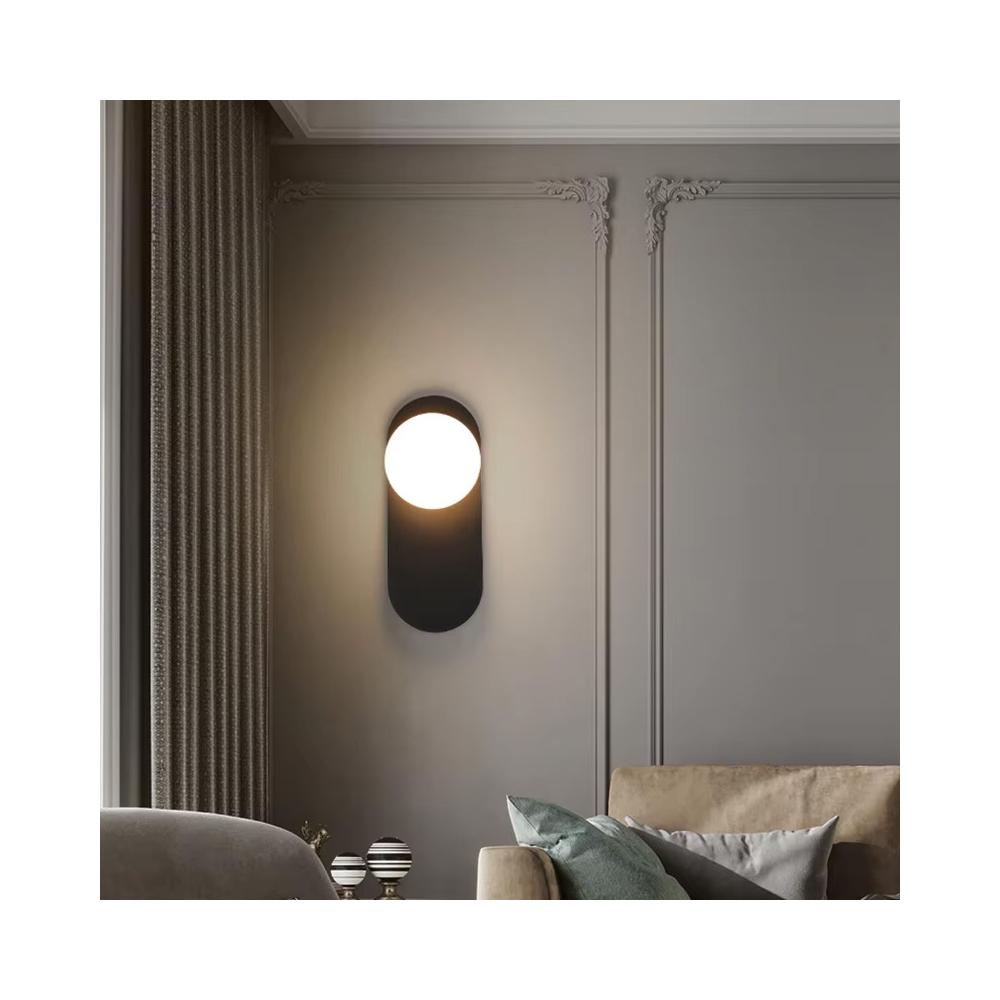 Vägglampa APP1586-1W svart