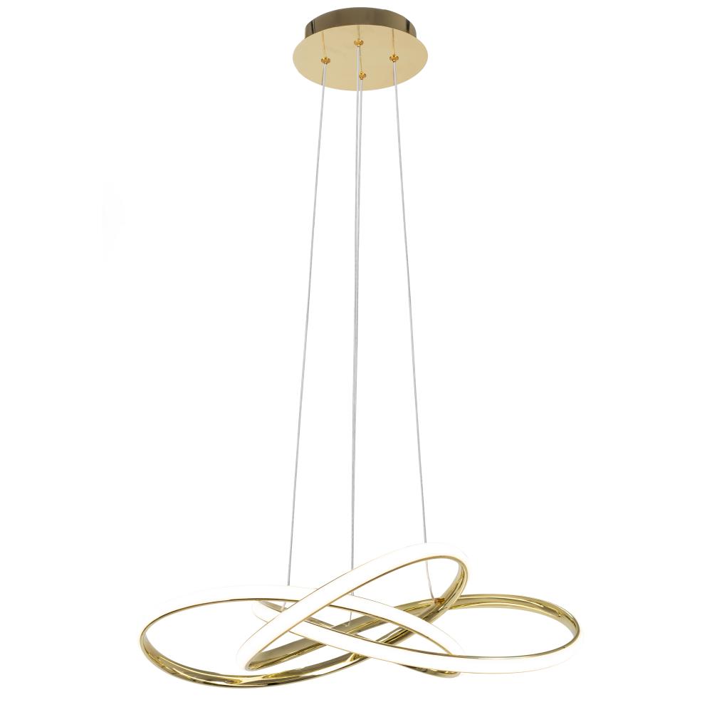 Modern taklampa LED + FJÄRRKONTROLL APP815-CP Node Guld
