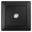 Antenas Kontaktligzda ar Rāmi OSTE JNH012-A BLACK