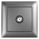 Antenas Kontaktligzda ar Rāmi OSTE JNH012-A GREY