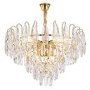 Kristall-pendellampa SWE080-CP 50cm GOLD