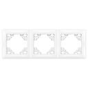 Cadre triple pour prises OSTE JNH015-3F White