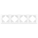Cadre quadruple pour prises OSTE JNH016-4F White