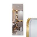 LED-SPEGEL Classico 50x160cm Brush Gold