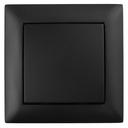 Single Switch with Frame OSTE JNH006-W BLACK